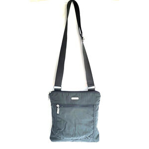 Baggallini Charcoal Nylon Crossbody Bag